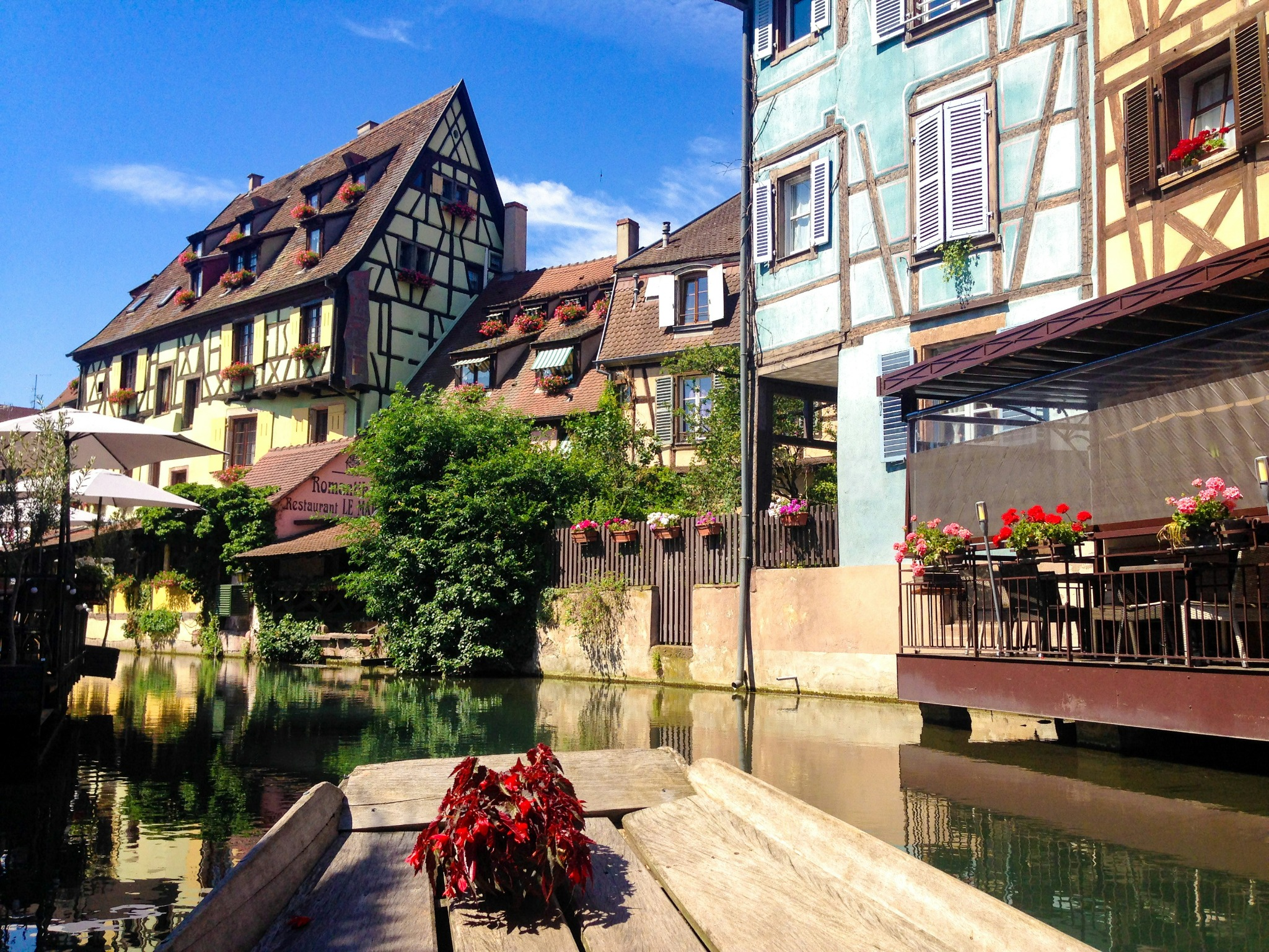Giro in barca sul canale di Colmar