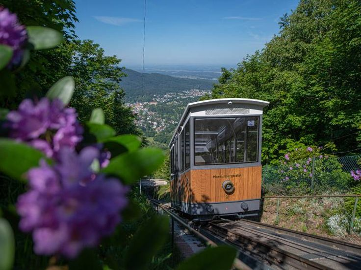Funicolare MerkurBergbahn sopra Baden-Baden