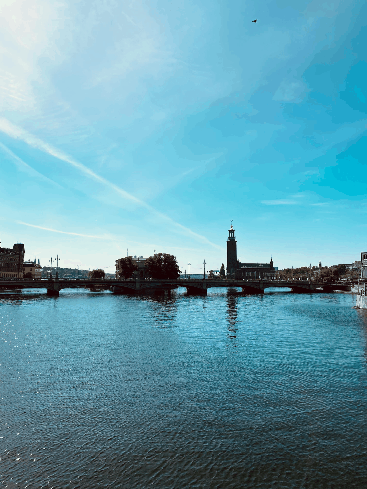 Stoccolma vista dall'acqua