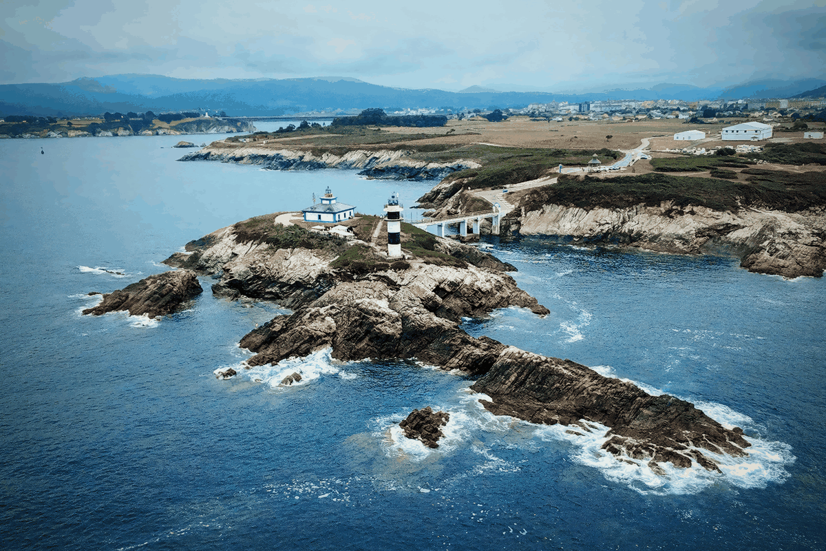 Paesaggio atlantico nei dintorni di Vigo